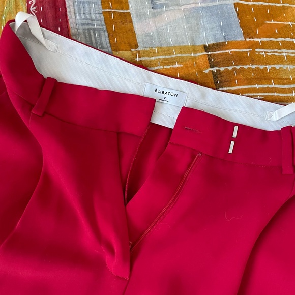 Babaton size 2 red trousers - Picture 5 of 6